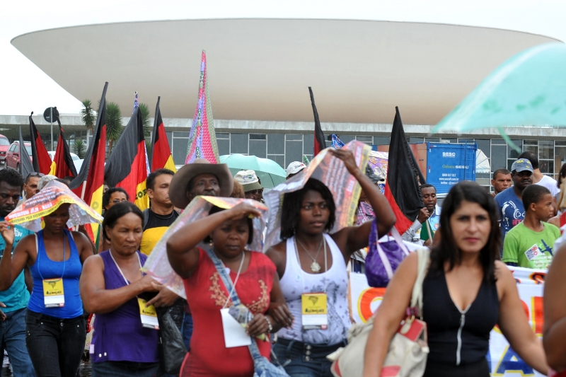 Representantes de Comunidades de Quilombolas em Brasília Agência Brasil