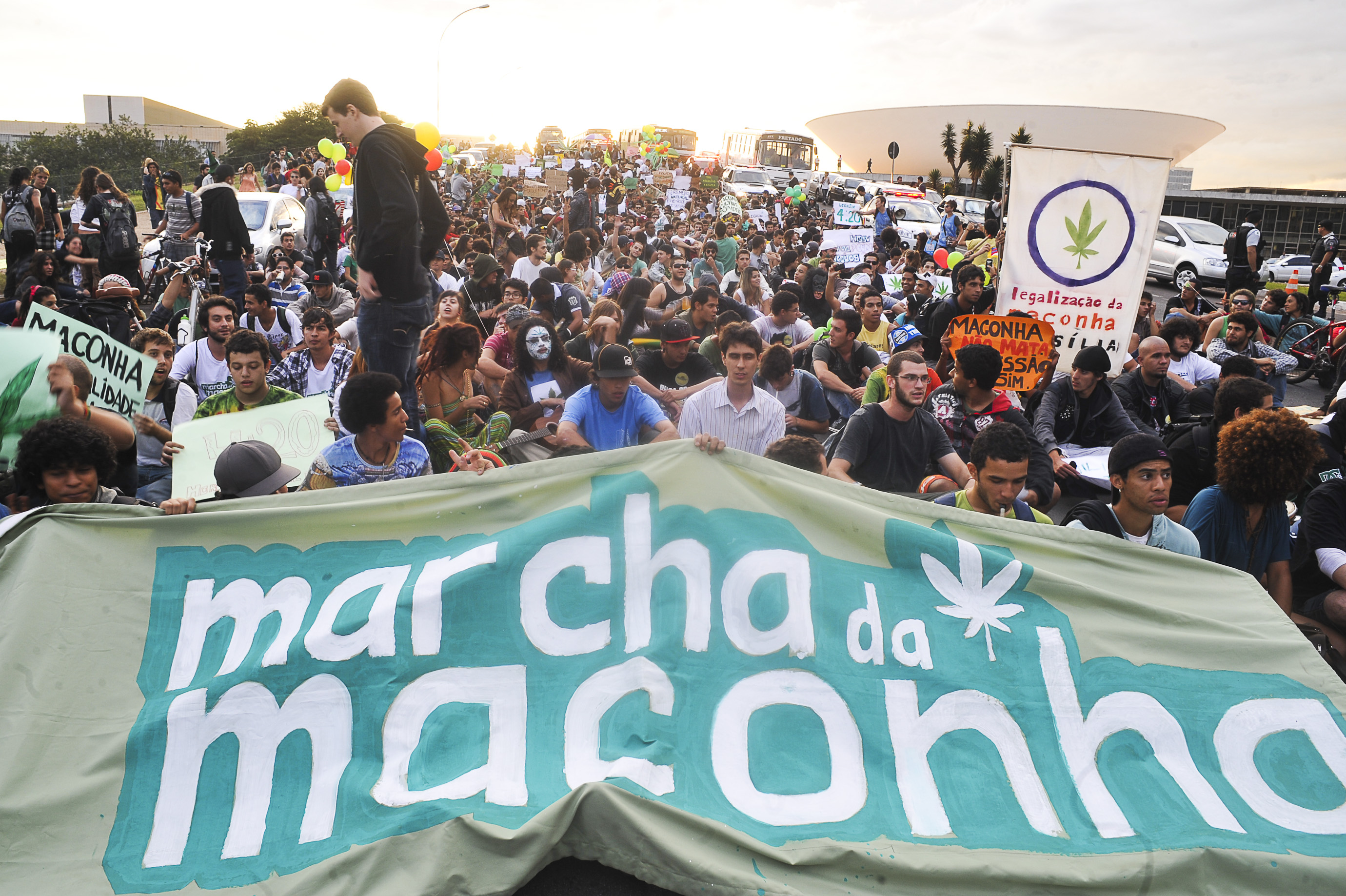 A Marcha da Maconha em Brasília Agência Brasil