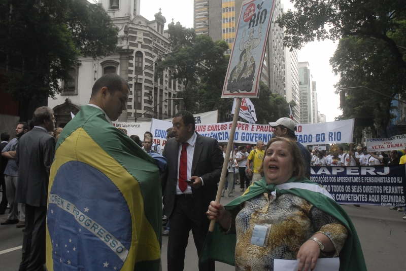 Passeata Veta Dilma Contra A Injusti A Em Defesa Do Rio Ag Ncia