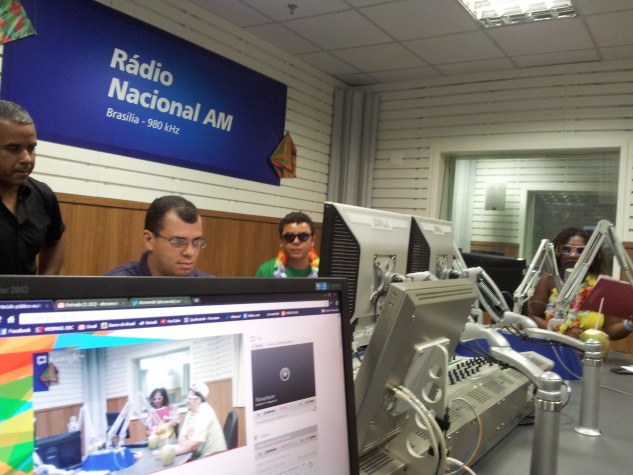 estúdio da rádio nacional de brasília