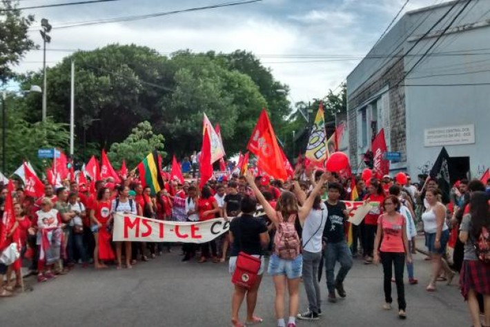 Manifestacao em Fortaleza