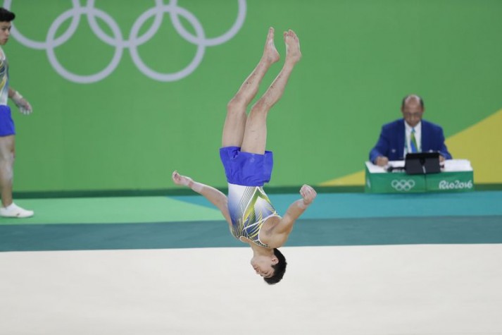 Rio de Janeiro - Arthur Mariano termina em 6º, pelo Brasil, na ginástica artística por equipes, nos Jogos Olímpicos Rio 2016 (Fe