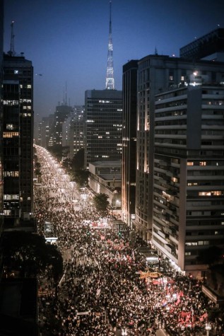 Manifestação em São Paulo nesta quinta-feira (20)