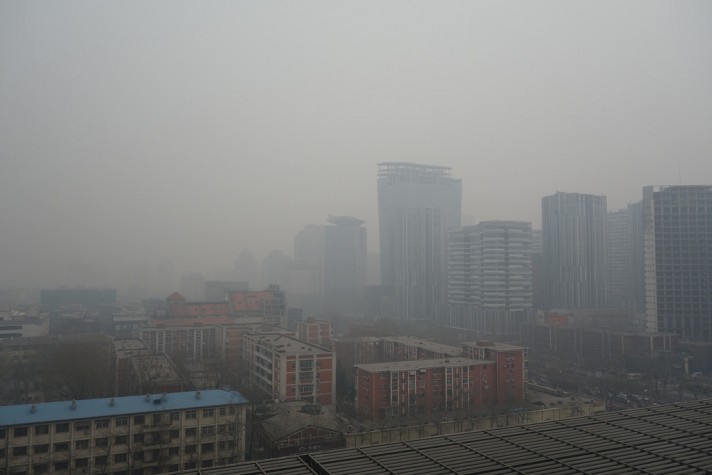 Poluição do ar em Pequim, na China