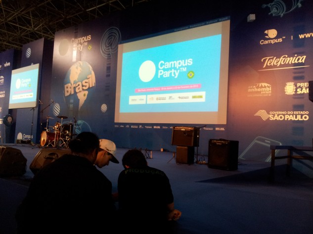 palco principal Campus Party Brasil 2013 #cpbr6 #ebcnarede