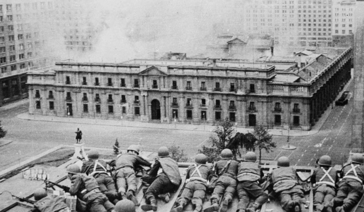 Ataque ao Palácio La Mondeda no Chile em 11 de setembro de 1973