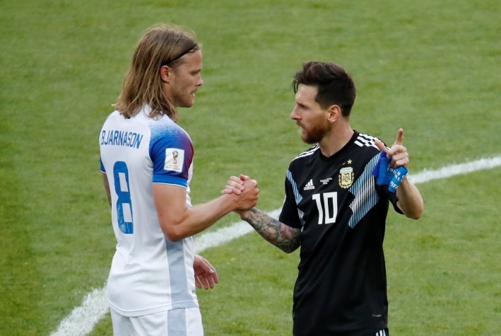 Argentina X Islândia na Copa 2018
