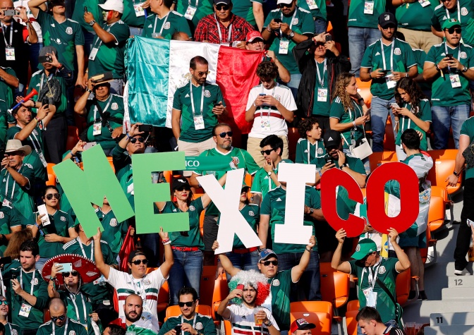 Copa 2018: Torcida mexicana