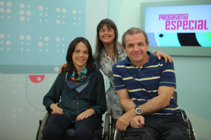 Apresentadores do Programa Especial, da TV Brasil