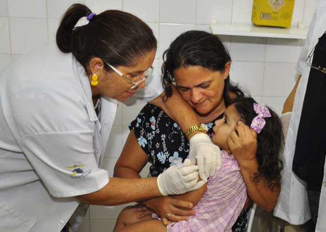 Sarampo: vacinação na Paraíba