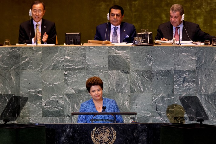 Dilma Rousseff discursa em Assembléia da ONU