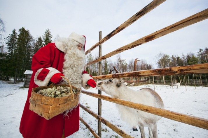 Papai Noel e rena