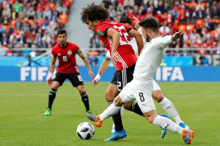 Uruguai e Egito se enfrentam no Grupo A da Copa do Mundo na Rússia