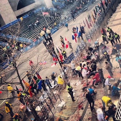 There are some sick people in this world. Smh #prayers #boston bombing 