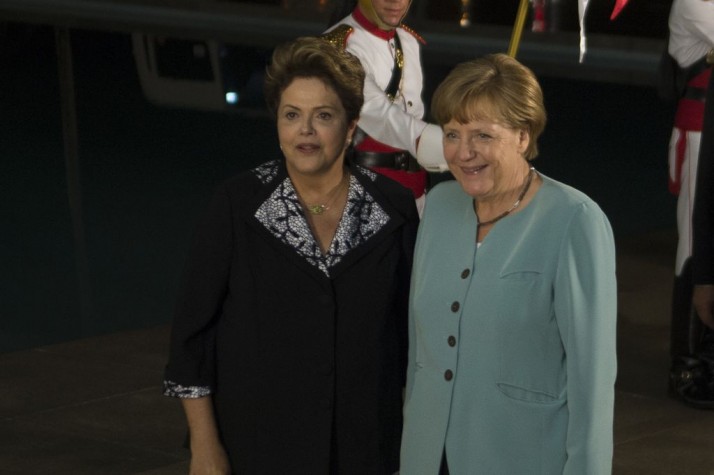 Dilma Rousseff e Angela Merkel