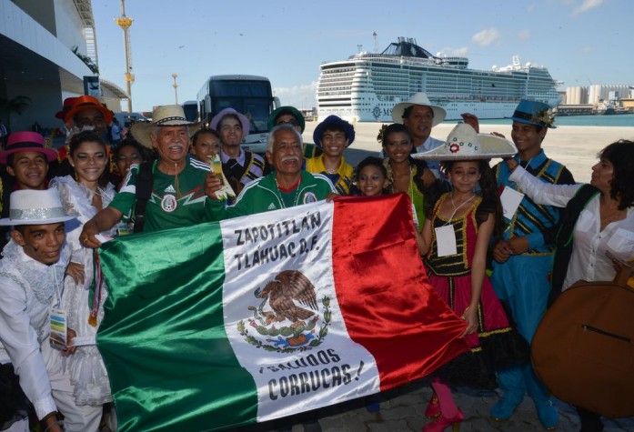 Mexicanos chegam a Fortaleza