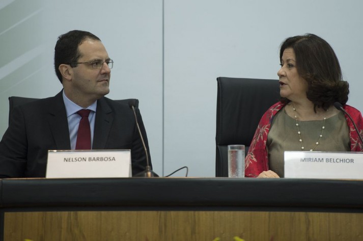 Nelson Barbosa e Miriam Belchior