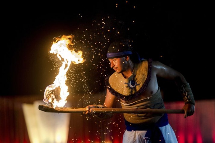 A “Pelota Purépecha“  também conhecida como “Bola de fogo”  foi apresentada nos Jogos Mundiais Indígenas 