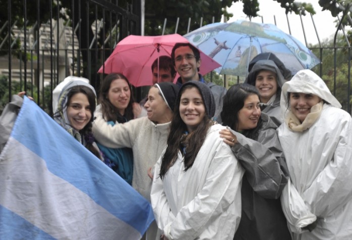 Papa encontra com peregrinos argentinos