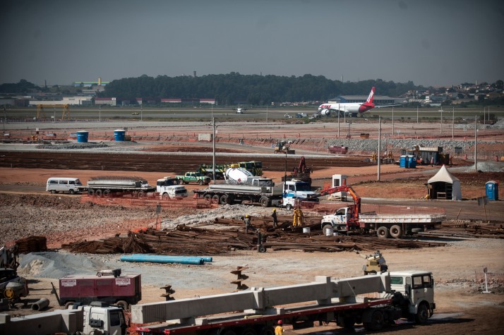 São Paulo - Obras do Aeroporto Internacional de Guarulhos passam por vistoria
