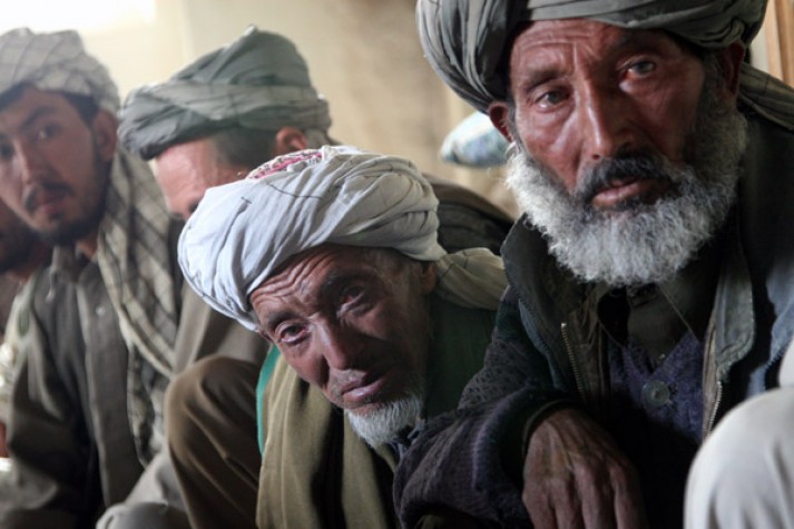 Moradores de Hazara no Afeganistão