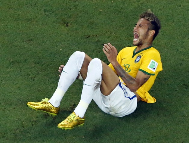 Neymar está fora da Copa