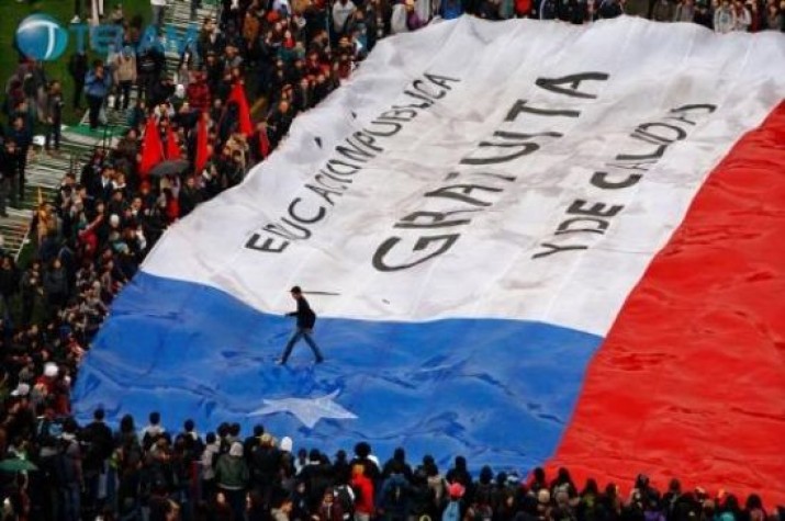 200 mil participam de manifestação por educação gratuita no Chile
