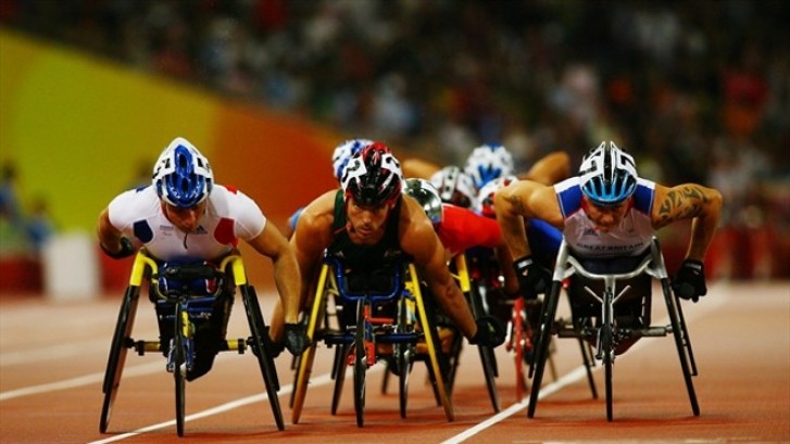 Competição de atletismo paralímpico
