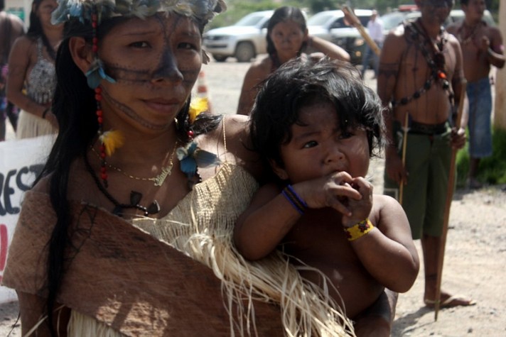 Ocupação Belo Monte: mãe indígena