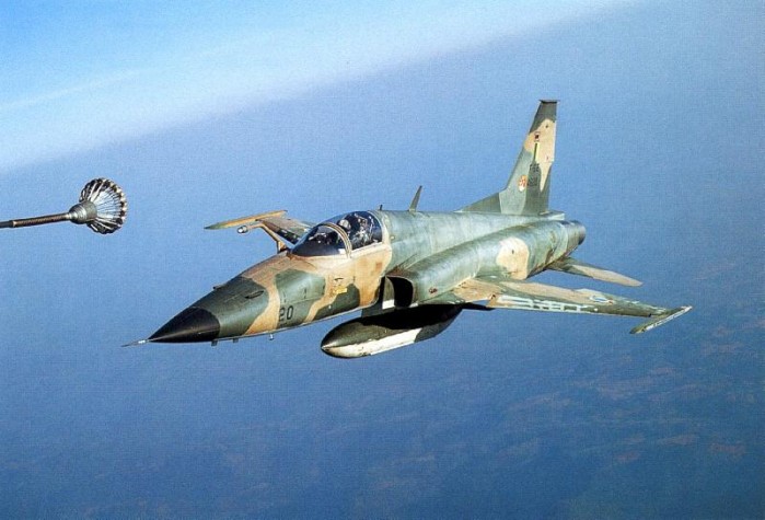 Aviões de combate da Força Aérea Brasileira(FAB) F-5M