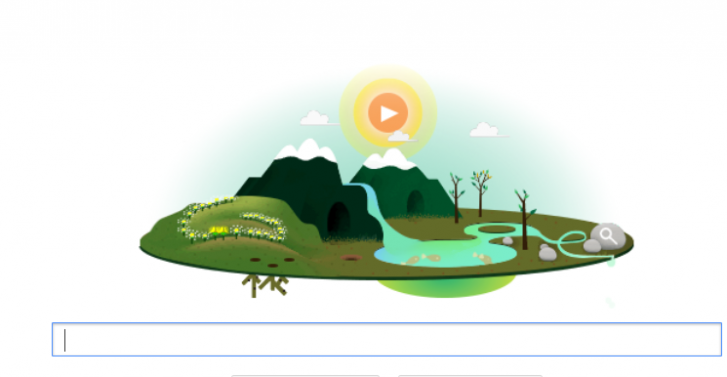 Dia da Terra homenagem Doodle Google