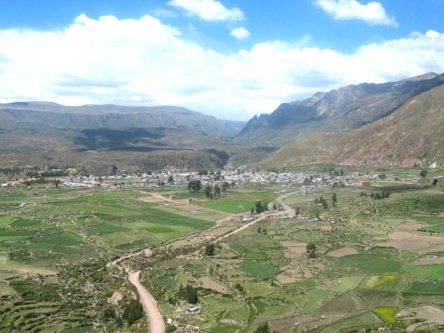 Chivay, departamento de Arequipa, Peru