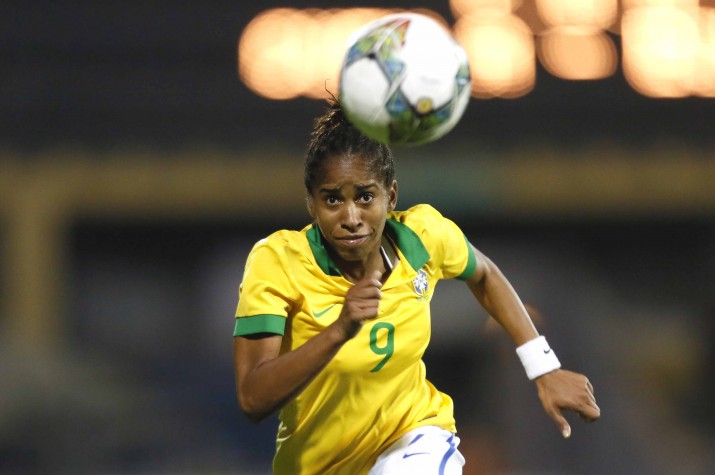 Chu, atacante da seleção feminina do Brasil