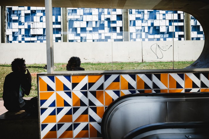 Azulejos metrô Asa Sul