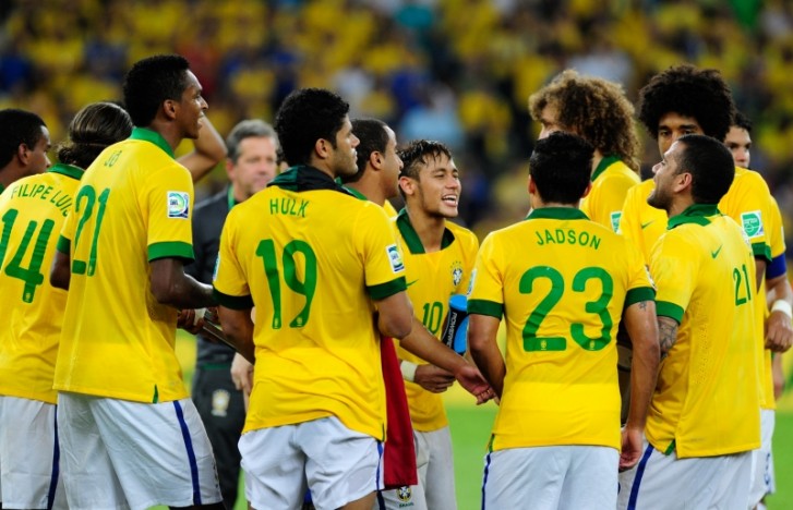Brasil vence Espanha e conquista Copa das Confederações: comemoração