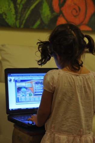 Criança jogando, jogo, computador, Criança jogando, jogo, computador,