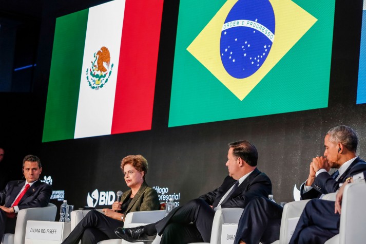 Dilma Rousseff faz discurso no Panamá