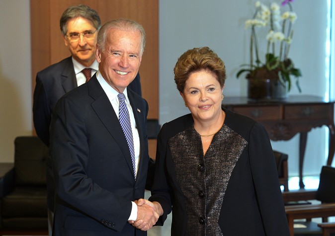 Dilma Rousseff e Joe Biden