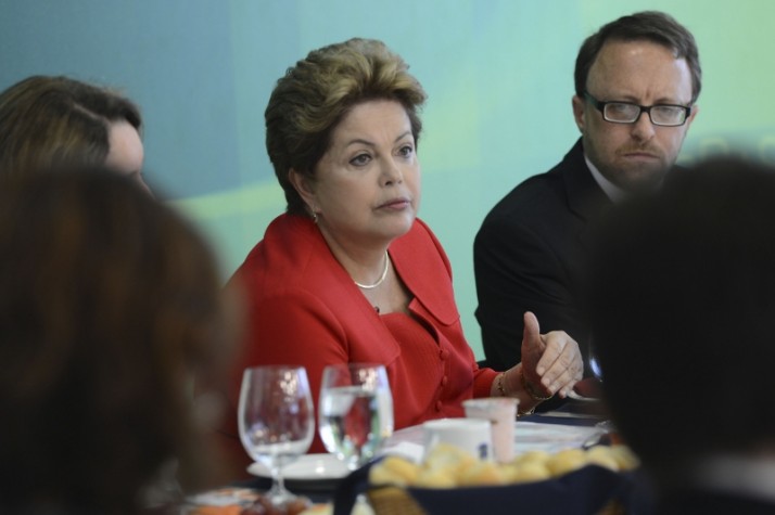 Café da manhã de Dilma Rousseff com jornalistas 