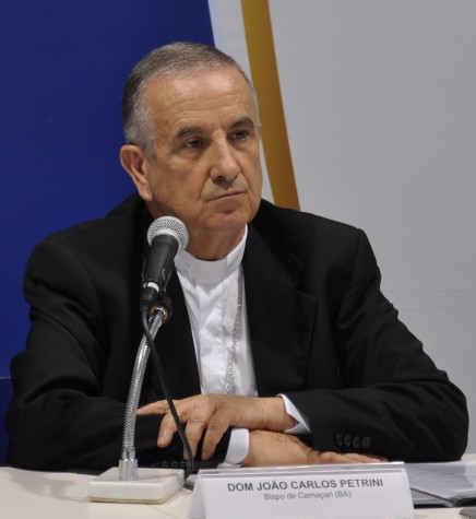 O bispo de Camaçari (BA) e presidente da Comissão Episcopal para Vida e Família da CNBB, dom João Carlos Petrini