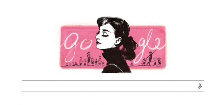 Doodle: Google homenageia o aniversário de Audrey Hepburn