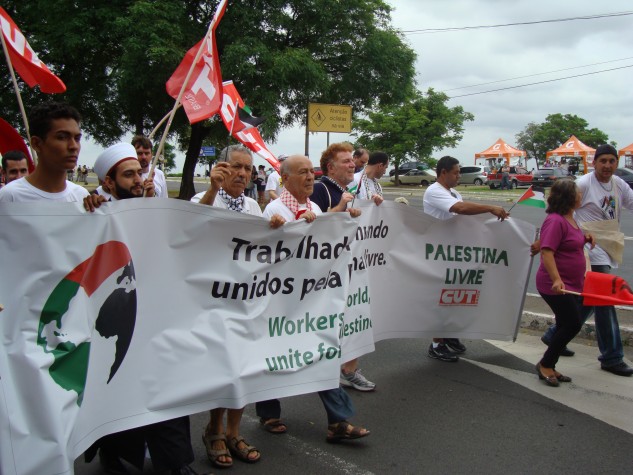 Marcha de Abertura do Fórum Social Mundial Palestina Livre