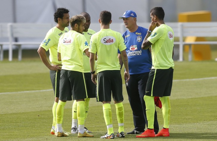 Treino da seleção brasileira