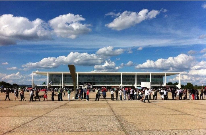 Velório de Oscar Niemeyer no Palácio do Planalto