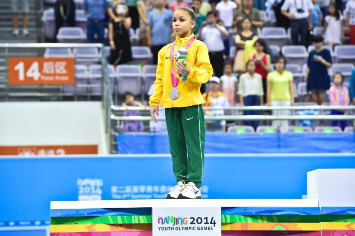 Flavia Saraiva é medalhista de prata nos Jogos Olímpicos da Juventude