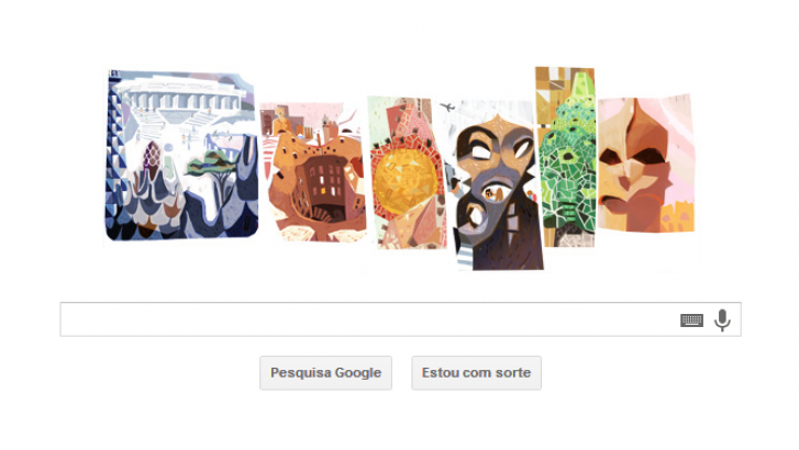 Doodle: Antoni Gaudí ganha homenagem do Google pelo 161º aniversário