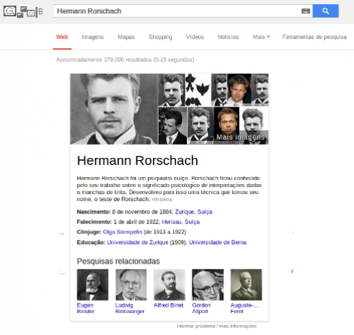 Hermann Rorschach e Brad Pitt