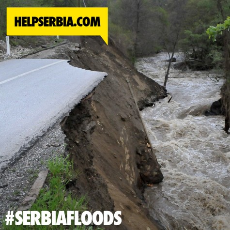 Campanha pede ajuda a sérvios atingidos pela enchente