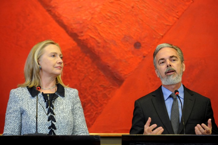 Hillary Clinton e Antonio Patriota 