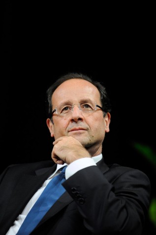 O presidente francês François Hollande 